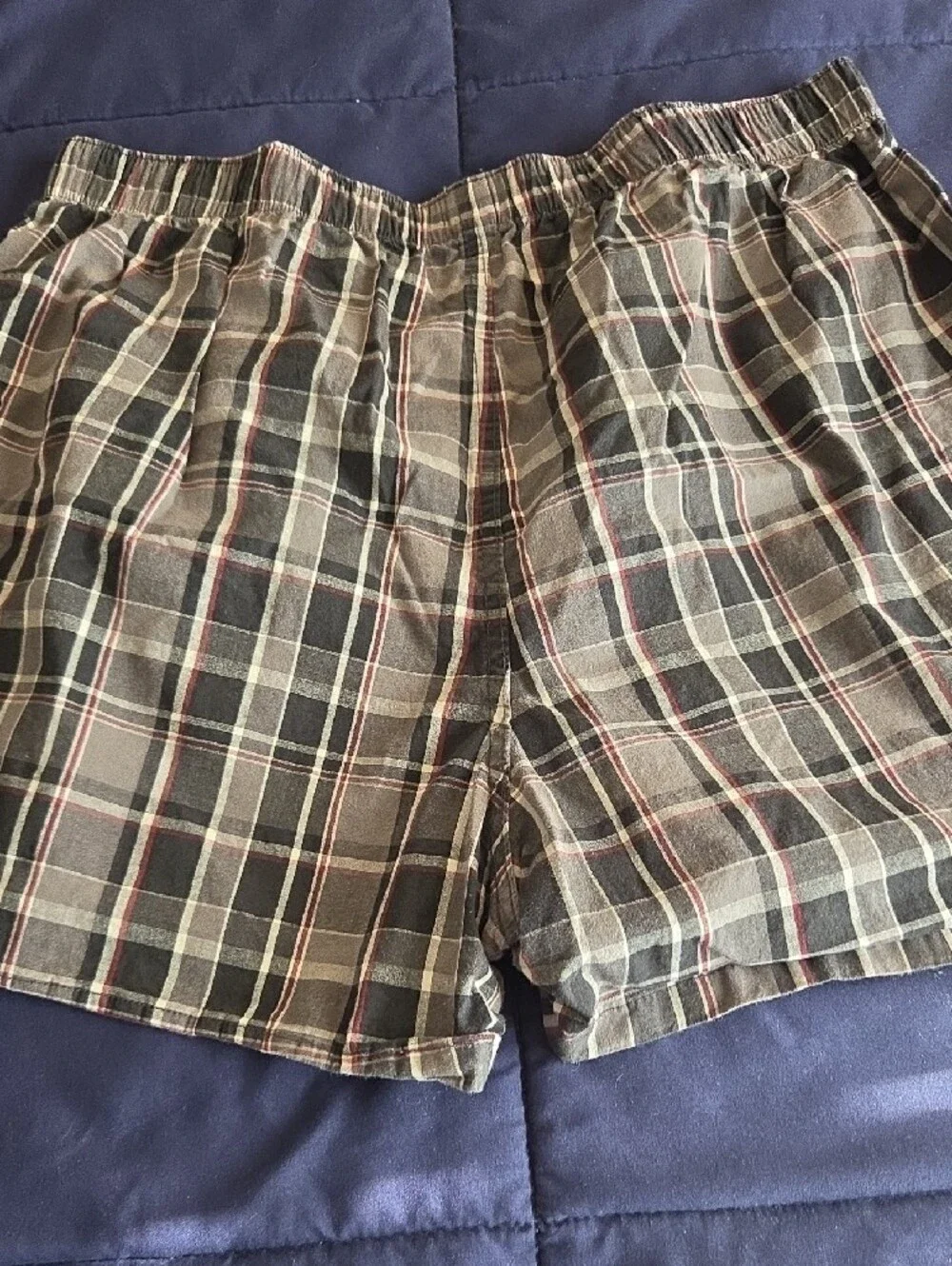 American Eagle Outfitters Plaid Boxers - Black, Gray & Red